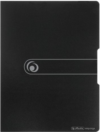 Herlitz 11207818 Sichtbuch PP A3/20 opak schwarz