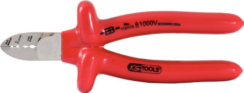 KS Tools 117.1281 CLASSIC 1000V Elektriker-Seitenschneider, 175mm