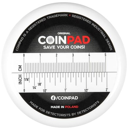COINPAD Standardbox för lagring av mynt och hittade knappar