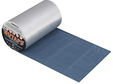 Parotec BuTape Aluminium Butylband Dachreparatur 150 mm x 10 lfm Alum. grau | Alu-Dichtband – Wasserdicht, UV- & Witterungsbeständig, starke Haftung auf vielen Untergründen – 7 Farben