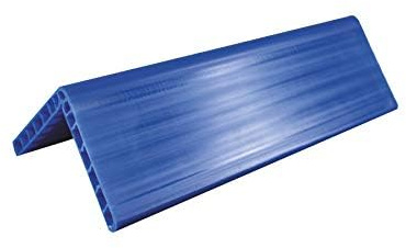 (1x) Kantenschutzwinkel 500 mm – Blau | 120 x 120 x 12 mm | Kantenschoner aus PE-Kunststoff | bruchfest, formstabil & kältebeständig – für Ladungssicherung mit Zurrgurten