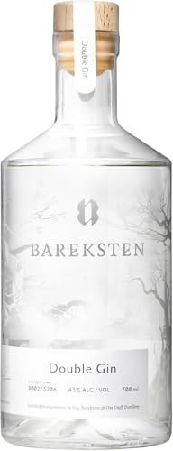 Bareksten | Double Gin | 700 ml | norwegischer Gin | Wacholder und 8 weitere Botanicals | würziger Geschmack mit fruchtigen Noten | Wacholderaromen