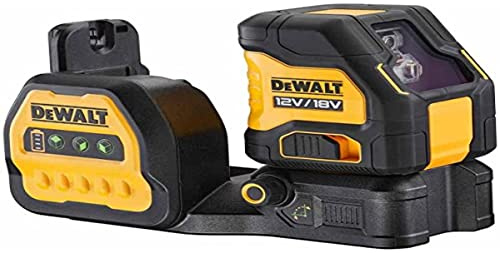 DeWalt - Nivel Láser autonivelante VERDE de líneas en cruz (horizontal y vertical) XR 18V/12V sin cargador/batería
