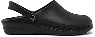 Oden Fusion - Sanitär Träskor Arbetsskor Unisex, Svart, 36 EU/bred