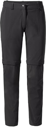 VAUDE Wanderhose Damen Farley Stretch Zip-Off Hose II, Wasserabweisende Zip-Off Trekkinghose, Bequeme Stretch-Wanderhose – strapazierfähig & schnelltrocknend