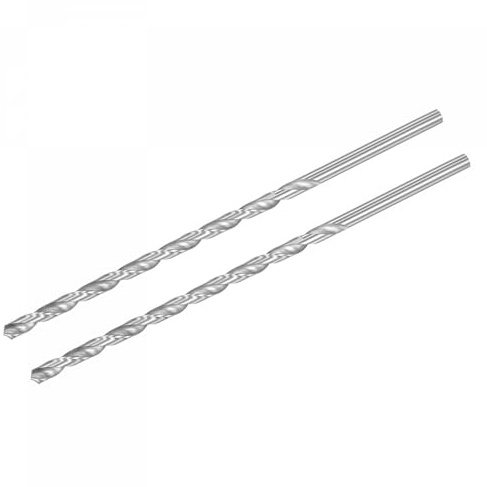 TA-VIGOR 2Pcs 7mm Extra Long Twist Drill Bits 250mm HSS Straight Shank | High Speed Steel Spiral Drill Bits for Wood, Metal, Aluminium and Plastic