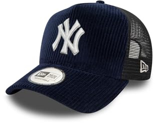 New Era MLB Cord Trucker Adjustable Cap NY Yankees Dunkelblau, Size:OneSize