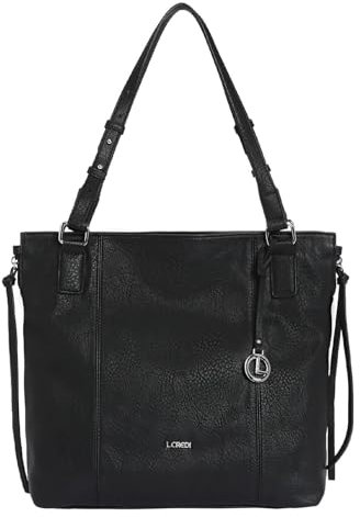 L.CREDI Jana Shopper Black