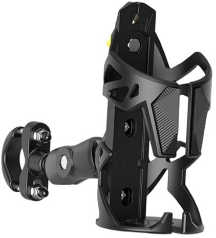 Portabotellas de Aleación de Aluminio Negro para Bicicleta y Moto