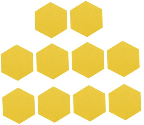 Operitacx 10stücke Teiliges Hexagon Akustikpaneele Aus Filz Selbstklebend Schallabsorbierend Geräuschreduzierend Umweltfreundlich Leicht Zuschneidbar Für Büro Studio Und Wohnräume