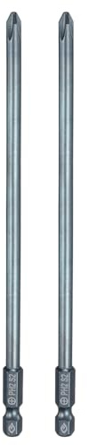 sourcing map 2pcs #2 Phillips Screwdriver Bit PH2 1/4 Hex Shank 6 (150mm) Long 0.2 Rod Magnetic Cross Head Drill Bits S2 Steel Industrial Screw Driver Bit for Electric Power Tools, Blue