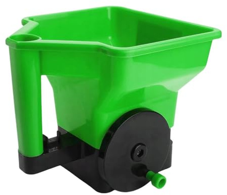 Ujjdwiurgh Strumento di piantagione portatile, spargitore di forniture da giardino riutilizzabile, spargitore portatile da 3 litri, spargitore verde portatile