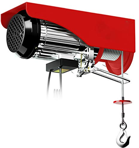CCKUYT Paranco Elettrico, paranco di Sollevamento con Telecomando Wireless, Ricezione del Segnale a 200 m, Piccola Gru elettrica per Uso Domestico, argano Elettrico da 540 W/950 W
