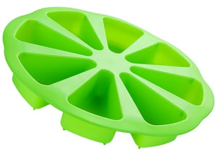 SHINEOFI Molde Para Hornear De Silicona Verde De 8 Cavidades, Reutilizable y Apto Para Horno, Microondas y Lavavajillas, Molde Para Pastel Diy Adecuado Para Repostería Casera y Postres Individuales