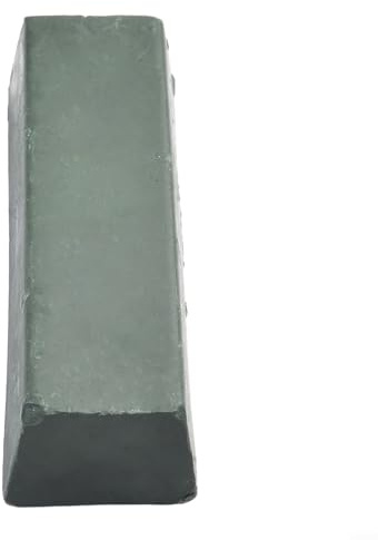 Filteilect Aluminiumoxid-Polierpaste zum Polieren von Metall, Schleifpaste für Edelstahl, Kupfer und Aluminium, grün/weißes Polierwachs für Klinge (B)