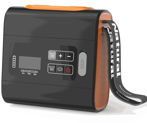 Hipzeepo Pompa d'Aria SUP Intelligente 22PSI Ricaricabile A Batteria per Paddle Board Gonfiabili, Spegnimento Automatico Ad Alta Pressione.