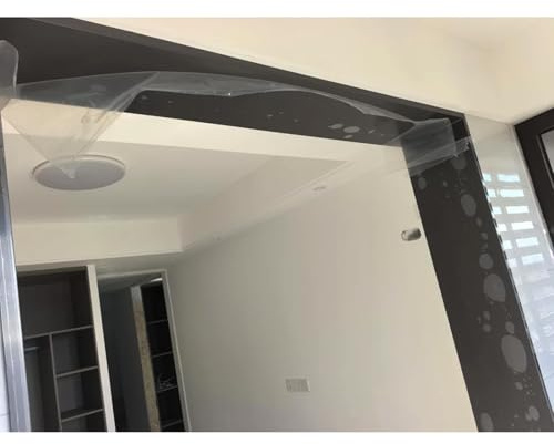 Chambranle en aluminium Encadrement de porte en aluminium personnalisable, Couverture de cadre en Métal robuste, Cadre de porte étanche pour intérieur/extérieur(35x105cm/14x41in)