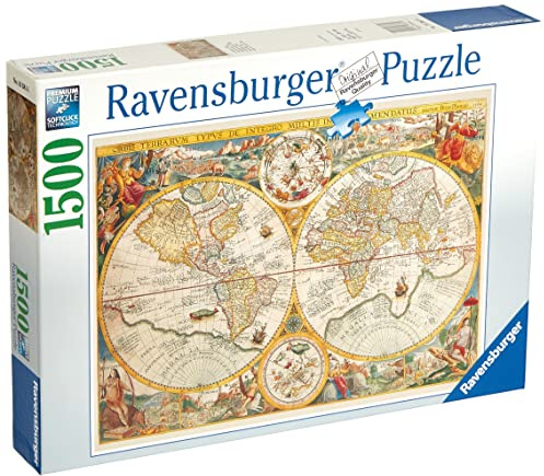 Ravensburger 16381 - Historische Weltkarte - 1500 Teile Puzzle