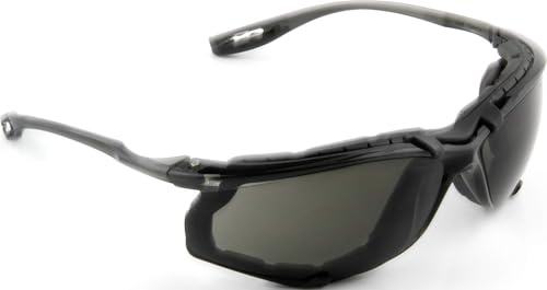 3M Virtua CCS Schutzbrille 11873-0000-20, Schaumstoffdichtung, Anti-Beschlag-Gläser, grau