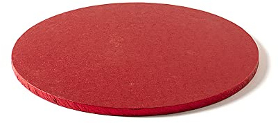 DECORA 0931953 RUNDE TORTENPLATTE ROT cm 25X1,2 H