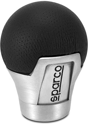 Sparco Manueller Schaltknauf Roma Schwarz/Grau Universal