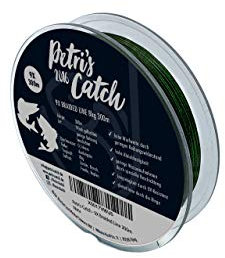 PetrisCatch 9-Fach geflochtene Angelschnur für Hecht, 300m, 8kg, 0,14mm, 9X Braided