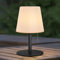 Lampe de Table sans fil 8 couleurs Blanc chaud Dimmable Lampe Table exterieur Rechargeable IP54 étanche Décoration idéale pour votre maison et votre jardin Table à manger (Noir)