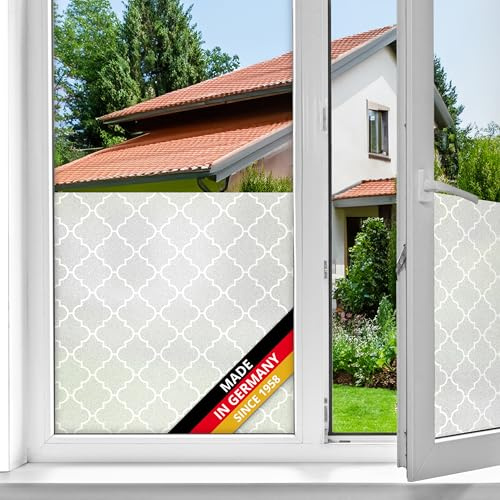 d-c-fix vinilo adhesivo para cristales ventanas impreso Onadi autoadhesivo opaco translúcido privacidad decorativo para mampara de ducha baño lámina pegatina 67,5 cm x 2 m