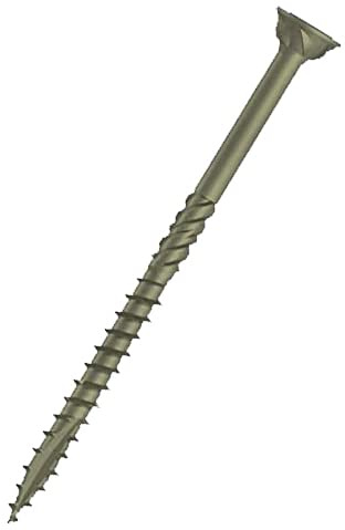 5mm Holzschrauben Selbstschneidende Universalschraube aus Kohlenstoffstahl Torx mit Hohem Korrosionsschutz C4 Mehrzweck Verwenden die Pozi Flachen Kopf (Schachtel mit 100 Stück) Größe: 5mm x 100mm