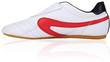Chaussures de Karaté pour Hommes, Chaussures Tai Chi, Unisexe Taekwondo Boxe Kung Fu Tai Chi Sport Chaussures de Gymnastique pour Enfants Adultes Hot (38)