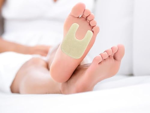 Dr. Jill's Foot Pads, Latex Free, YJ18-5058, U-Shaped Callus Pad 1/4 Felt (25 Pack) Lesion Pad