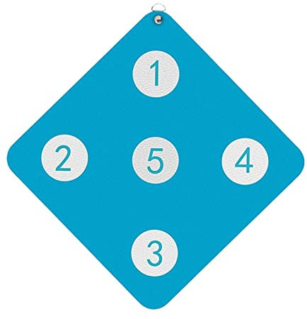 Aymzbd Fechtziel, Doppelseitig, 33 X 33 cm, PU, Zur Montage, Trainingsausrüstung, Heimfechten, Fechtausrüstung für, Säbel, A