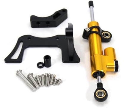 INLIMA Stabilizzatore Moto Regolabile per Dualtron per Thunder 2 ll Scooter Elettrico Stabilizzatore Kit smorzatore Accessori Sterzo Anti-Vibrazione Anti-Jitter (Color : C Set)