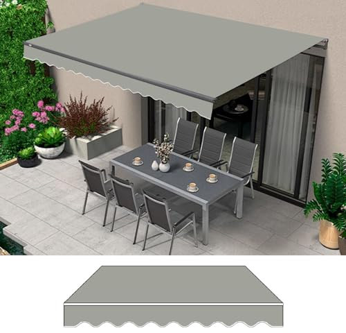 Außen Markisenstoff ,Markisenbespannung Canvas Markisenstoff,Ersatz Stoff Für Markise Sonnenschirm,Terrasse Markise Oberstoff Ersatz,markisen Ersatzbespannung,Falten Markise 280g Polyester Stoff ( Siz