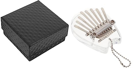BESTonZON 8-noten-mini-daumenklavier Acryltasten Kalimba-instrument für Anfänger und Einfach Zu Bedienen
