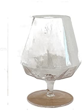 CHDWEY Kelch Linge Rotweinbecher Trinkbecher Cocktailbecher Kaltgetränkebecher Einfacher Glasbecher Becher Nachmittagstee-Set