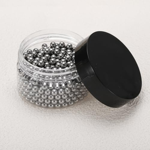 sourcing map 500pcs Chrome Steel Bearing Balls 5mm Precision Balls, Mini Solid Bearing Balls, G100