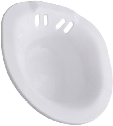 ORFOFE Sitzbadewanne Bidet Großes Fassungsvermögen Rutschfestes Kunststoffbecken Mit Überlauflöchern Aufhängeloch Für Schwangere Postoperative Pflege Ältere Menschen Hygienisches Einweichbad