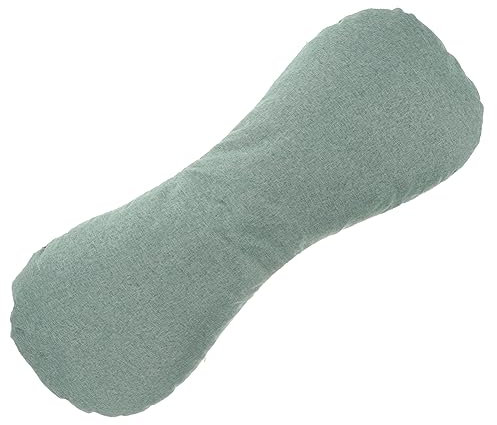 QUMIIRITY Nackenrolle Aus Wermut Mit Massage-Wirkung Ergonomisches Nackenkissen Mit Lendenkissenrolle Für Wirbelsäulen-Support Leicht Und Praktisch Für Schlafkomfort