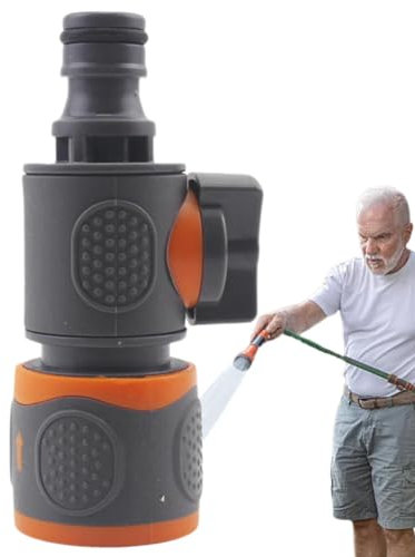 Schlauchabsperrventil – Schlauchadapter zur einfachen Verbindung, Zubehör für die Bewässerung des Gartens | Verlängerung von Ventilen für leichten Wasserschlauch für den Garten, Schlauchhahn-Adapter