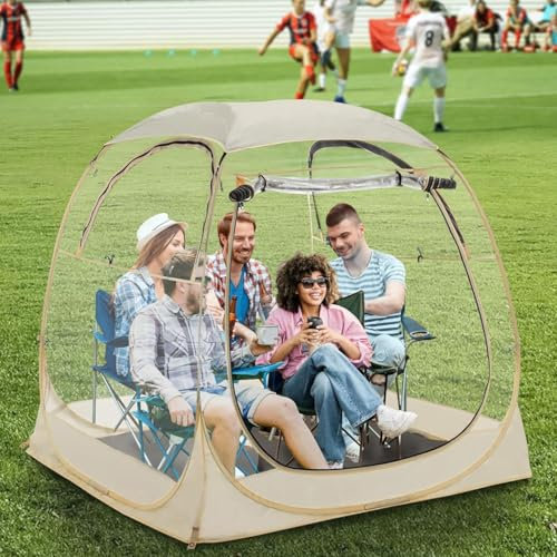 GWFBLID Tienda de campaña para 3-6 Persona Tienda de cúpula Ultraligera Impermeable Tienda de Campaña Familiar Ligera fácil de Instalar 4Estaciones ventilada Apta para Senderismo Ciclismo