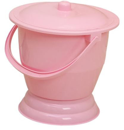 Cabilock Pot de Chambre pour Garçon et Filles, Urinoir Portable en Pp avec Poignée, Facile à Nettoyer, Capacité Modérée, pour Voyage et Camping