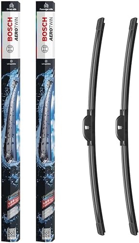 Bosch Aerotwin Aerotwin eA 933 S Front-Scheibenwischer - Set mit 2 Ersatz-Scheibenwischern und vormontiertem Multi-Clip-Adapter - 2 Wischblätter, 550 mm und 550 mm - in platzsparender Verpackung