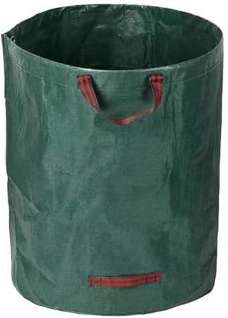Garten Laubsäcke 50L Gartenabfallsäcke, wasserdichte Tragetasche, Abfallbehälter mit 4 Griffen, Gartenabfallbehälter, faltbar, for Blumen, Hecken, Rasen