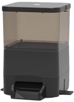 Alimentador automático de peces, alimentado por energía solar, dispensador de alimentos para peces al aire libre, capacidad de 10 litros con pantalla LCD, racionamiento temporizado para acuarios y