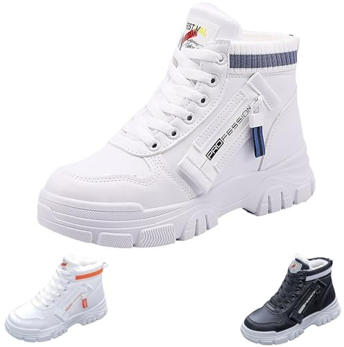 Zapatos mujer botines elegantes, botas de tobillo para mujer, elegantes zapatos de senderismo, ligeros, impermeables, antideslizantes, zapatos de trekking, con cordones, zapatillas de deporte