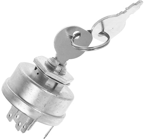 TOYANDONA Interruptor de Arranque para Cortacésped Repuesto Compatible Interruptor de Encendido Resistente para Segadora Eléctrica y Gasolina Fácil Instalación para Jardín