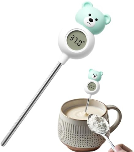 Digital Food Thermometer - Silicone Probe Instant Read | Cooking Baking