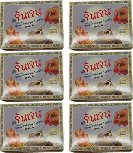 6 x Instant Ingwer Tee 100% - ohne Zucker - (6 x 70g)