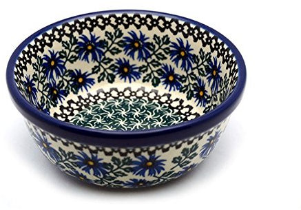 Polnische Töpferschale – Suppe und Salat – Blaue Chicory